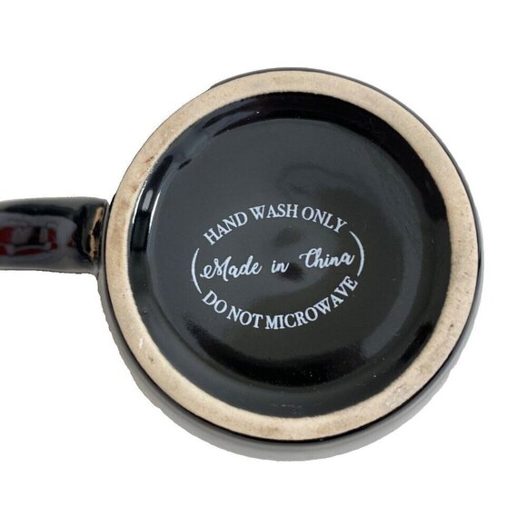 hola Senor & hola Senorita Coffee Mugs Cups Set of 2 Black White - Picture 12 of 13